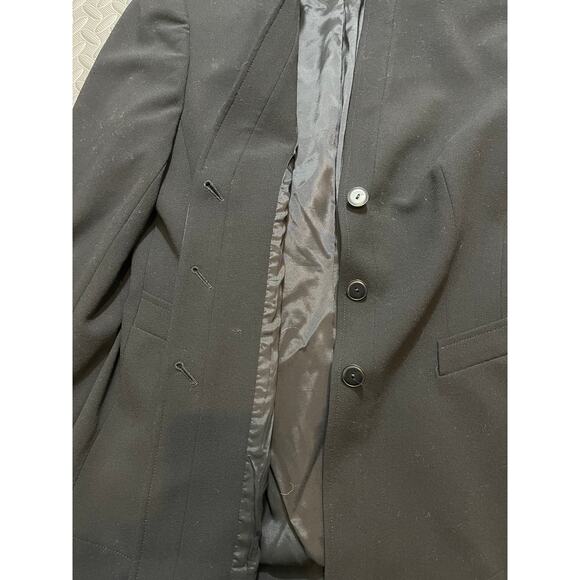 Escada Womens Wool Blend Blazer Black Size 40 US 10 Workwear Office - Picture 3 of 10